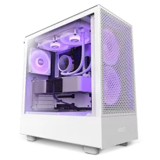 NZXT H5 FLOW RGB WHITE ATX MID TOWER CASE