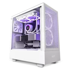 NZXT H5 FLOW WHITE ATX MID TOWER CASE