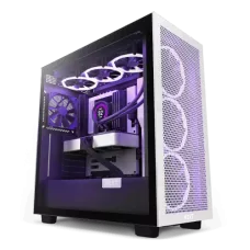 NZXT H7 FLOW BLACK & WHITE ATX MID TOWER CASE