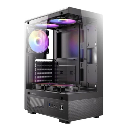 Antec CX300 RGB / VCX300 ARGB Mid-Tower Gaming Case - Black