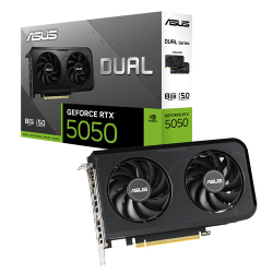ASUS Dual GeForce RTX 5050 8GB GDDR6 OC Edition Graphics Card (3 Years Warranty)