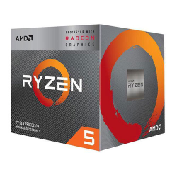 AMD Ryzen 5 3400G Quad-Core Processor with Radeon RX Vega 11 Graphics & Wraith Spire Cooler